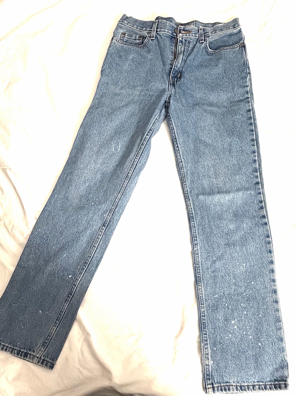 Classic Women's Light Blue Straight-Leg Jeans size 31/32
